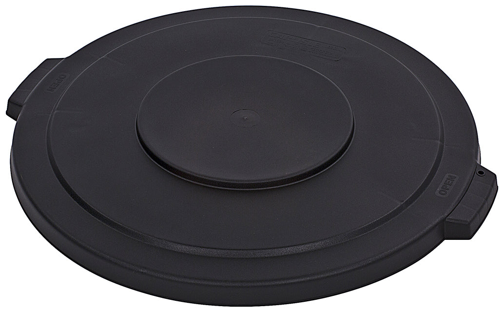 Carlisle Bronco Black Round Waste Bin Lid to suit 121L Bronco Waste Bins 571mm x 54mm - 34103303