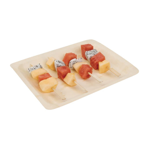 Fiesta Compostable Bamboo Paddle Skewers 180mm (Pack of 100) - DK395