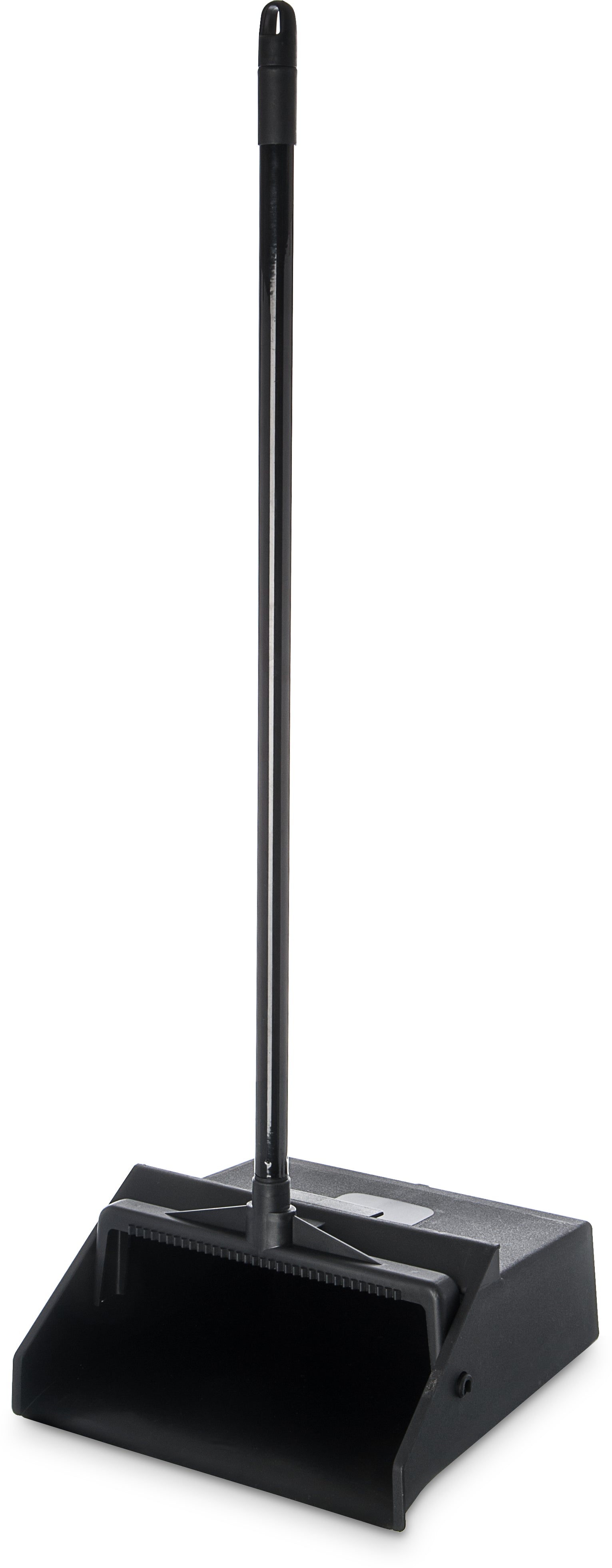 Carlisle Duo-Pan™ Black Upright Plastic Lobby Pan with Metal Handle Overall Length 914mm - 36141003