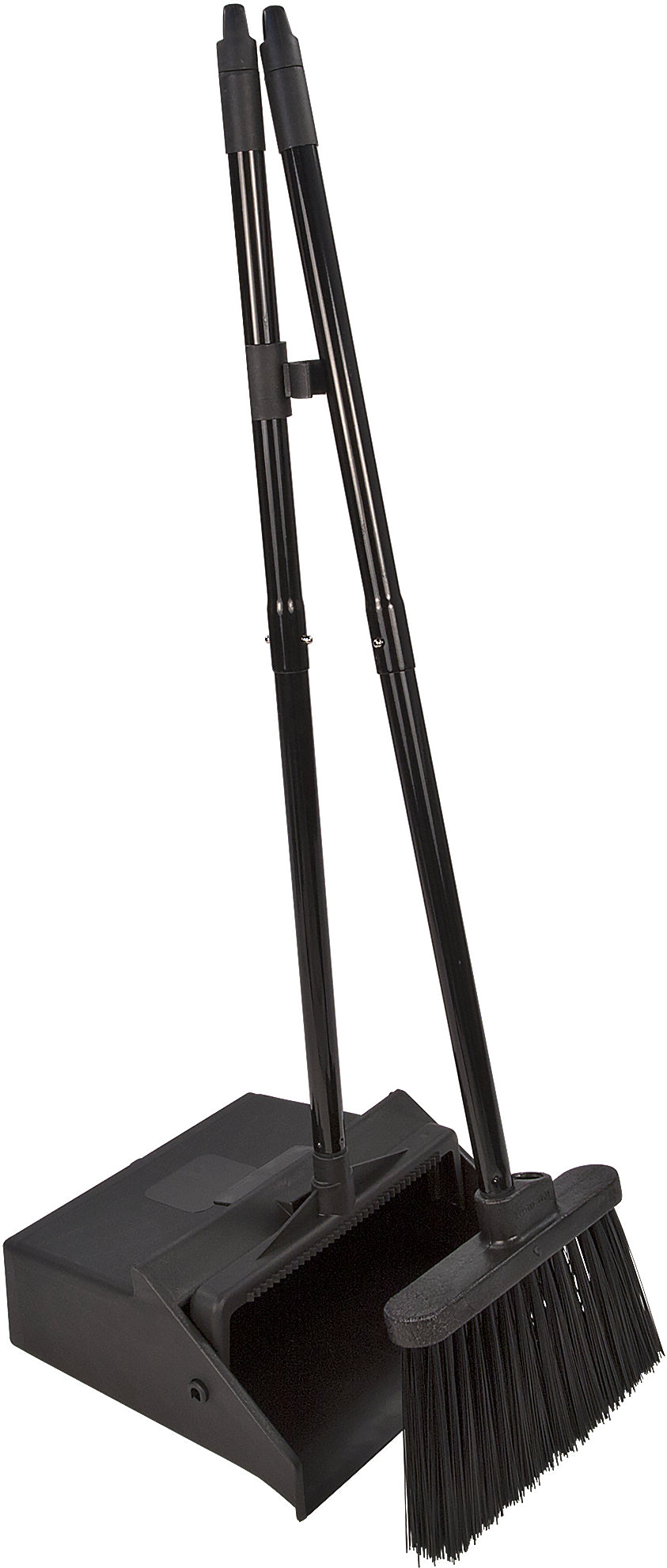 Carlisle Black Duo-Pan™ Lobby Pan with Broom 292mm x 300mm x 914mm - 36141503