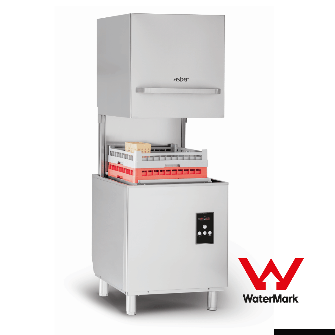 2NDs: Asber Tech Line Pass-through Hood Type Dishwasher - GE-H500BDD-QLD375