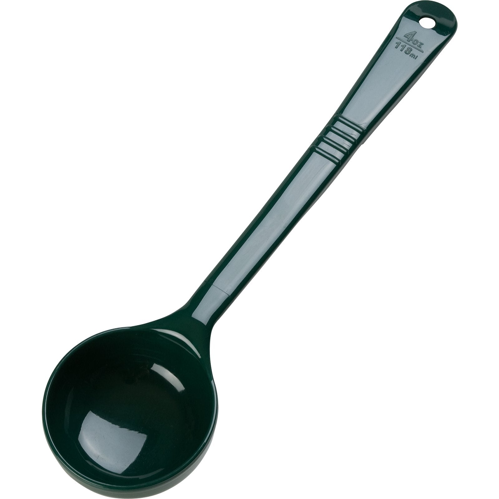 Carlisle Measure Miser Forest Green Measuring solid spoon with long handle 120mL Capacity - Pack of 12 - Pack Price - 398008