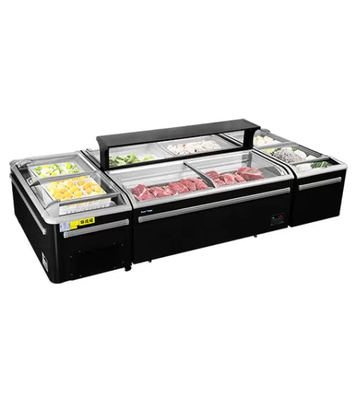 Snow Village Modular Supermarket Island Freezer CQS19D