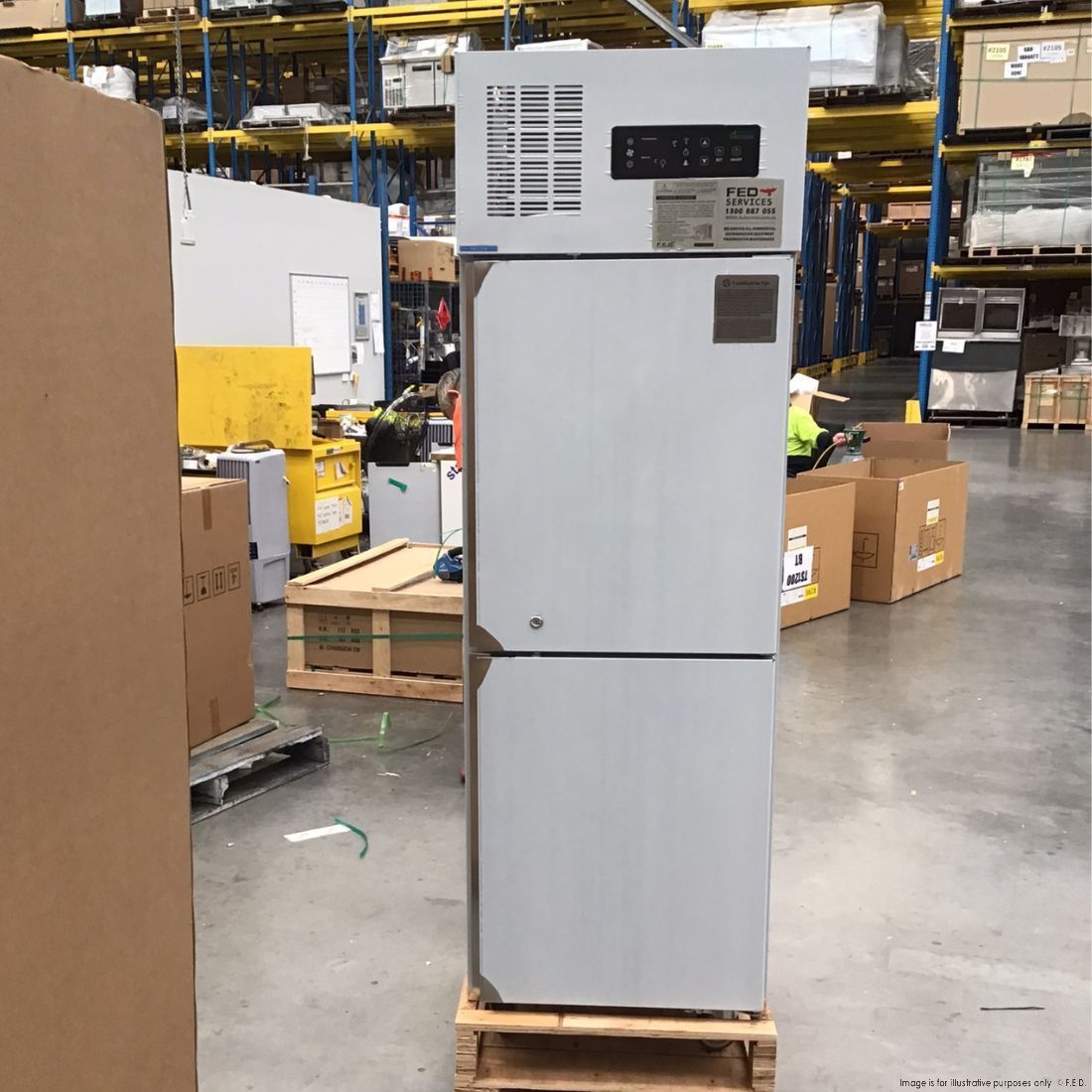 CLEARANCE - TROPICAL Thermaster 2 x Half door SS Freezer - SUF500 - NSW2150