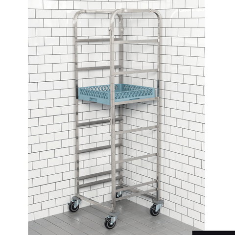 Modular System Dishwasher Basket Trolley 6 Tray 404092