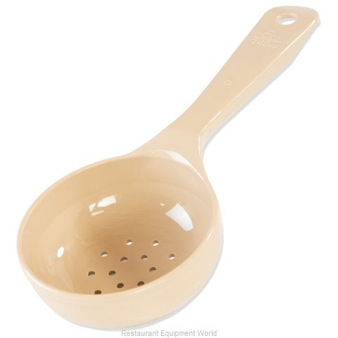 Carlisle Measure Miser Beige Measuring Perforated spoon with short handle 150mL Capacity - Pack of 12 - Pack Price - 496606