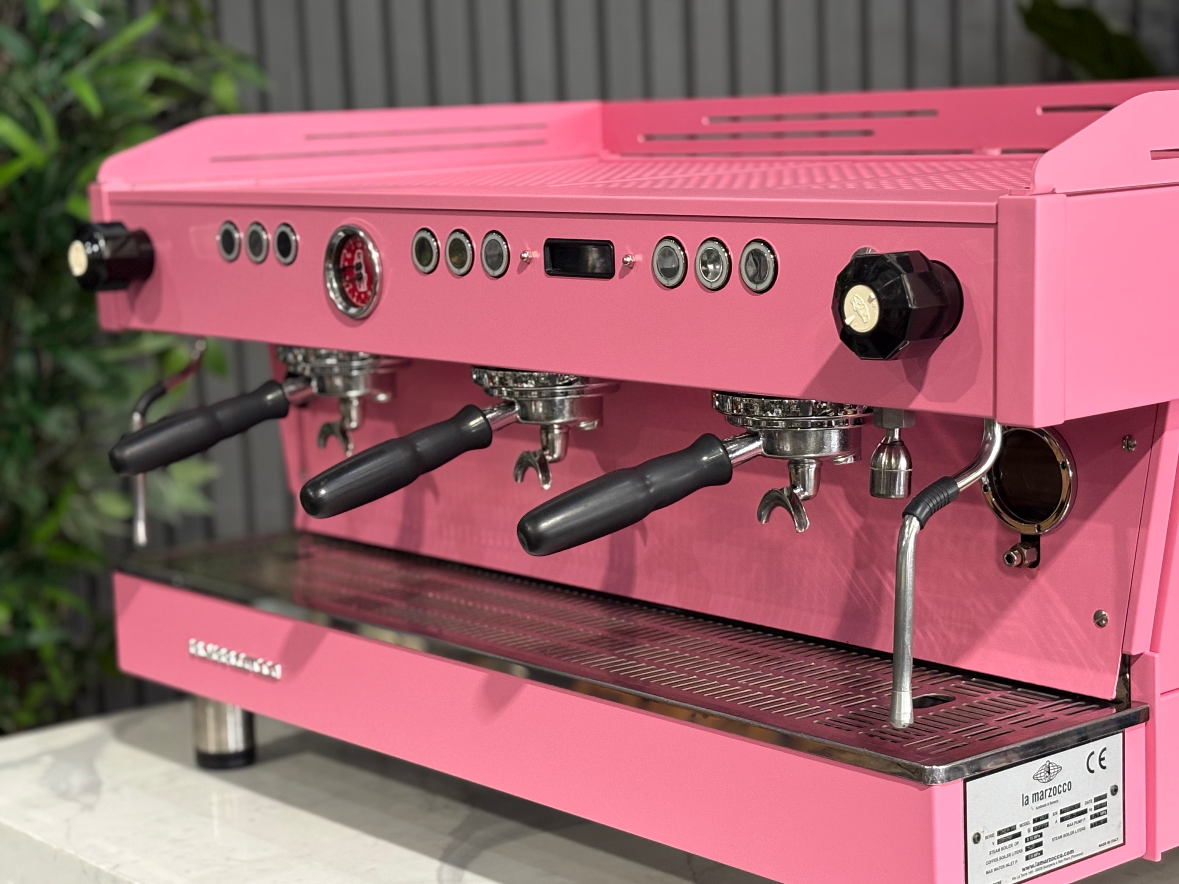 La Marzocco Linea PB Dark - 3 Group Commercial Espresso Machine - Pink