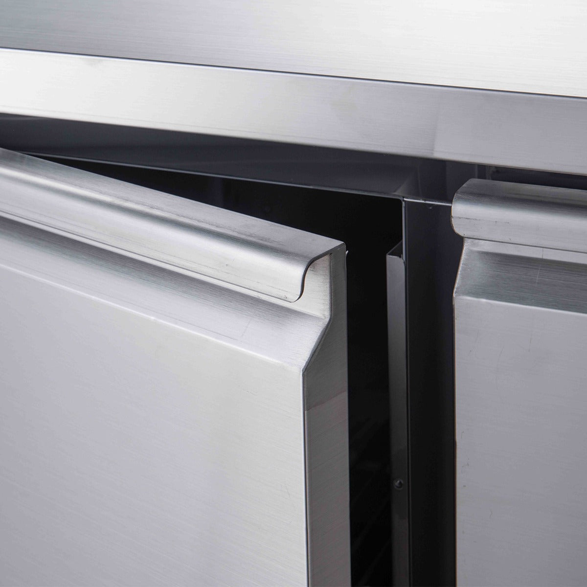 2NDs: FED-X Three Door Salad Prep Fridge with Marble Top - XGNS1300E-NSW2084