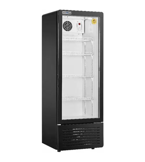 Snow Village Single Glass Door Display Fridge LC-230