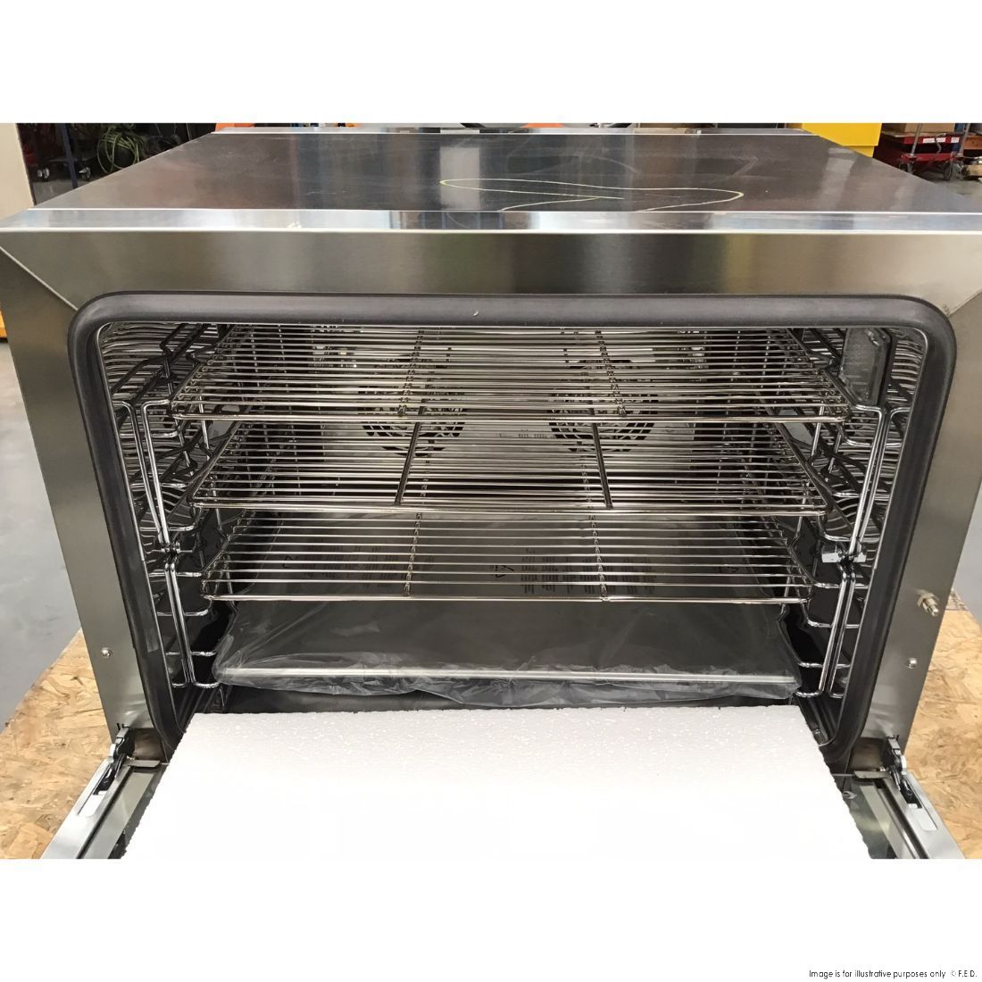 CLEARANCE - Tecnodom Nerone EKO Digital GN 1/1 Tray Convection Oven - TDE-4CGND-NSW2149