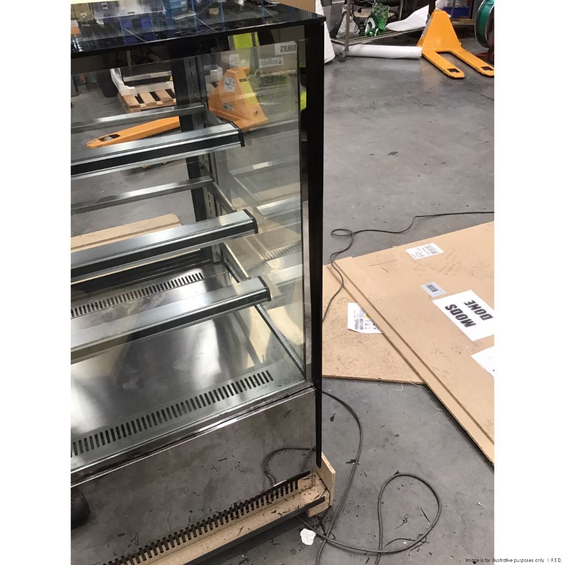 CLEARANCE - Bonvue Modern 3 Shelves Cake or Food Display - GAN-1800RF3 - NSW2153