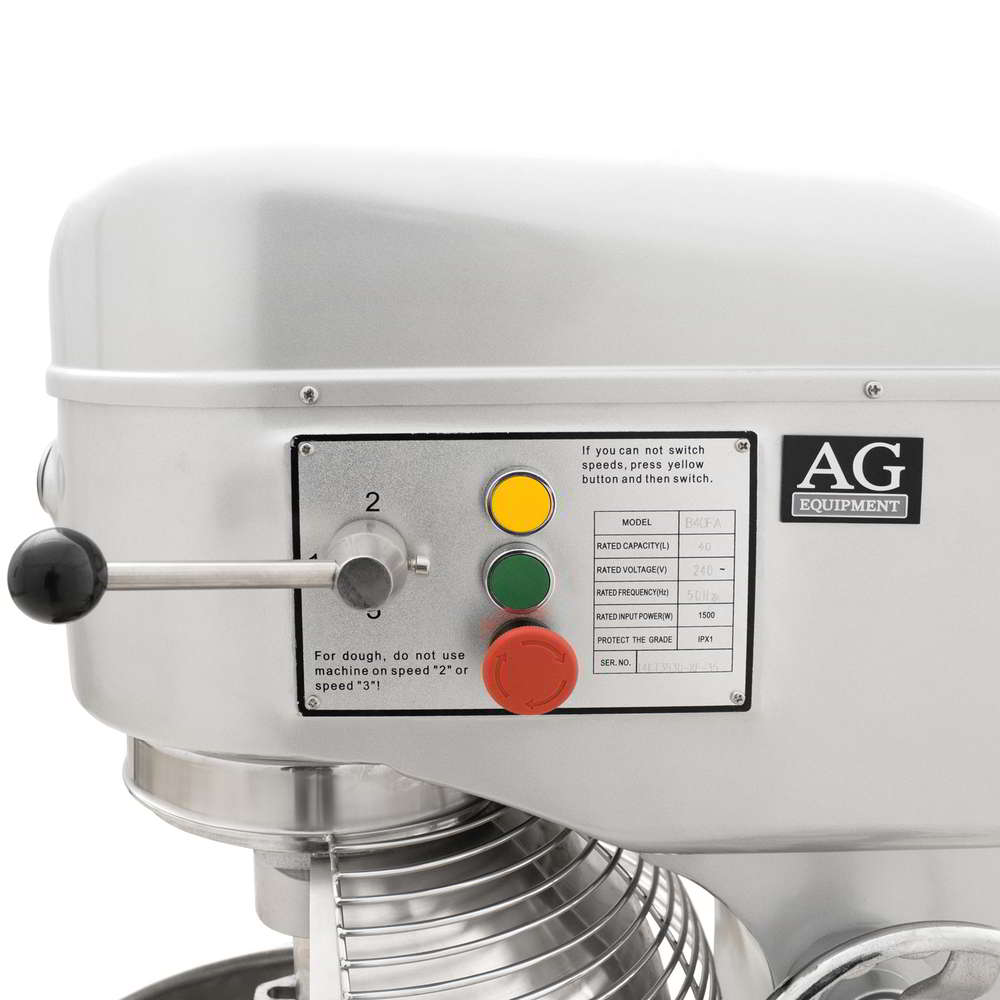 AG 40 Litre Planetary Food & Dough Mixer