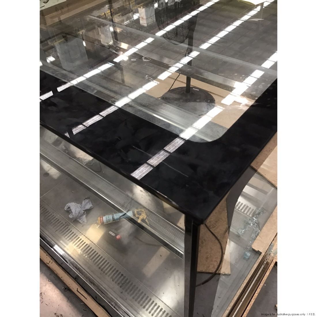 CLEARANCE - Bonvue Modern 3 Shelves Cake or Food Display - GAN-1800RF3 - NSW2153