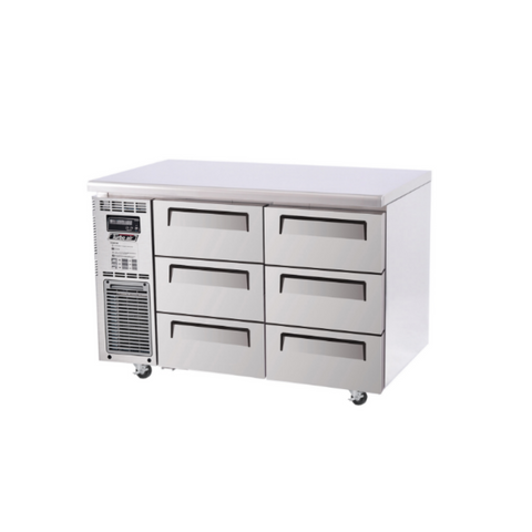 Turbo Air Undercounter 6 Drawer Freezer