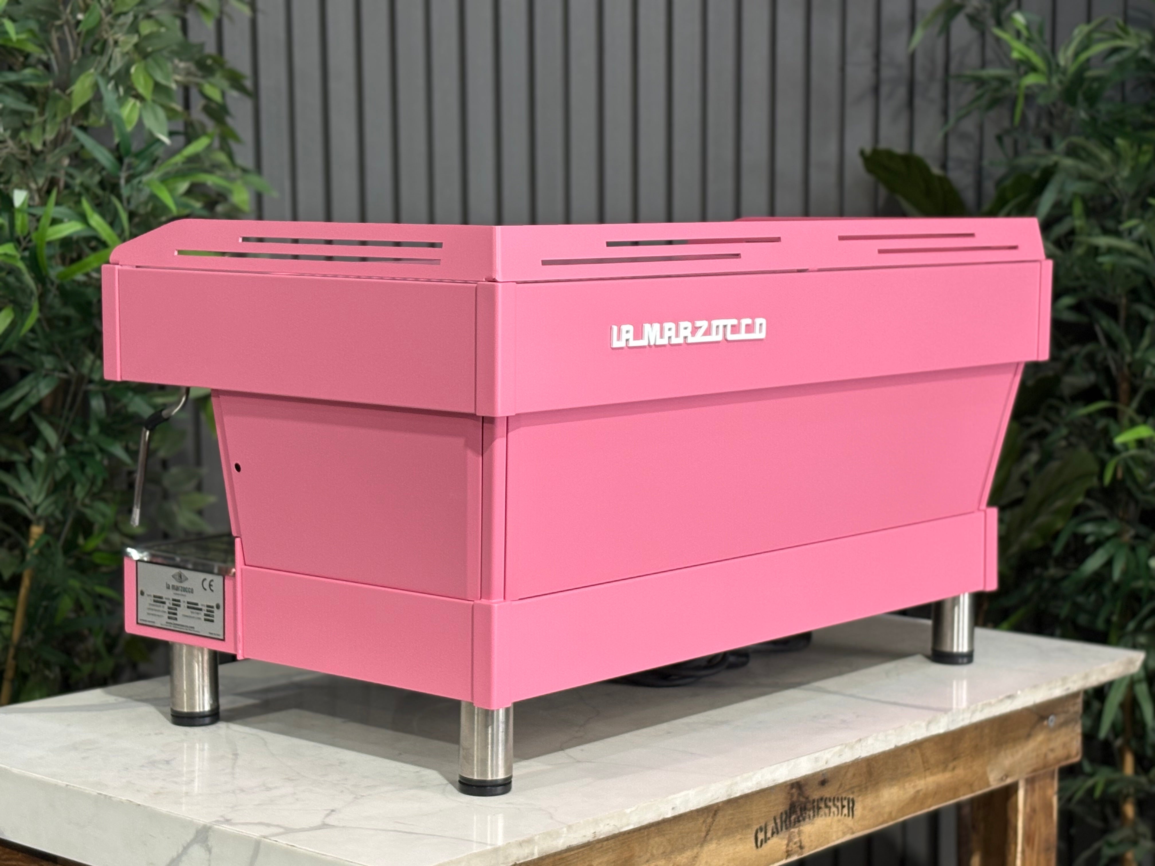 La Marzocco Linea PB Dark - 3 Group Commercial Espresso Machine - Pink