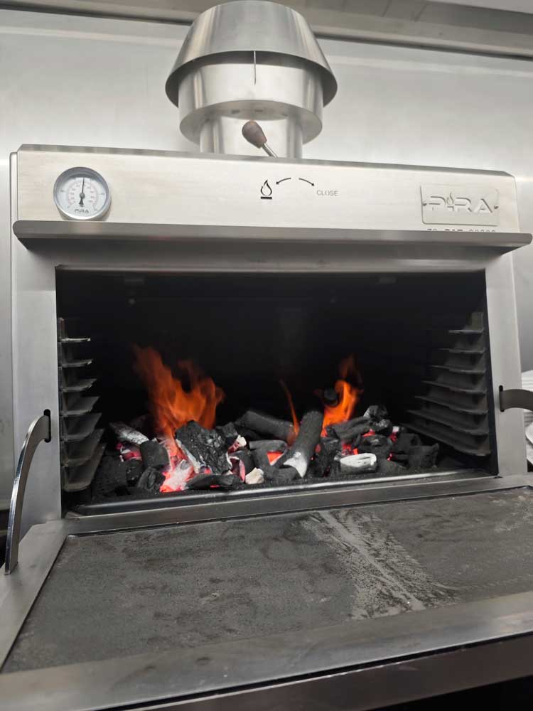 Pira 70 Silver SD Charcoal Oven - 450.106