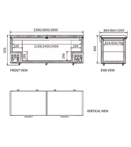 Snow Village Chest Freezer BD/BC-1080
