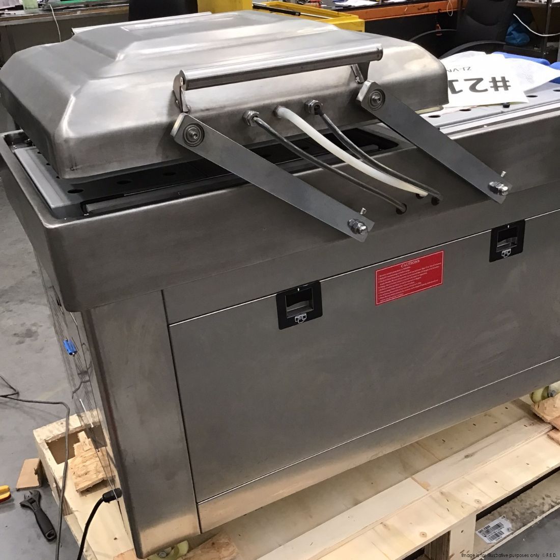 CLEARANCE - Yasaki Commercial Floor Type Double Chamber Vacuum Packing Machine - ZJ-VM500S2C - NSW2154