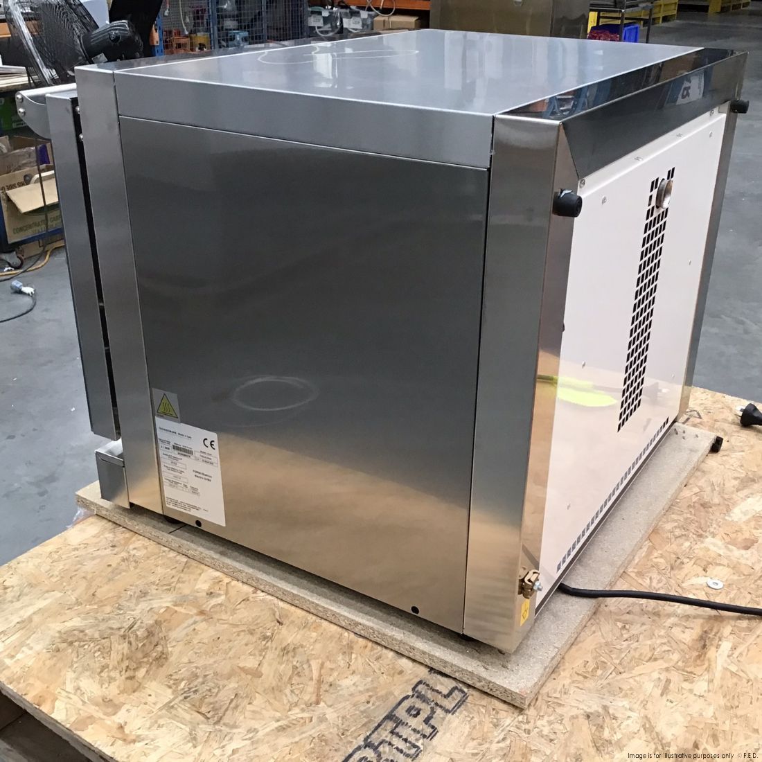 CLEARANCE - Tecnodom Nerone EKO Digital GN 1/1 Tray Convection Oven - TDE-4CGND-NSW2149