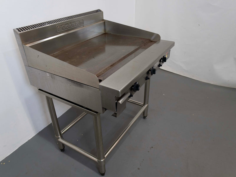 Goldstein GPGDB-36 3 Burner Griddle with Stand - 724179