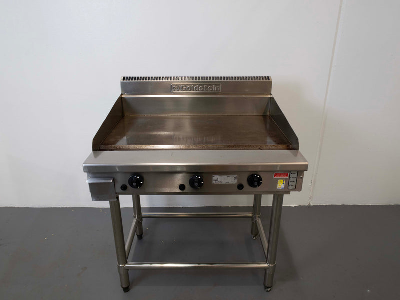 Goldstein GPGDB-36 3 Burner Griddle with Stand - 724179