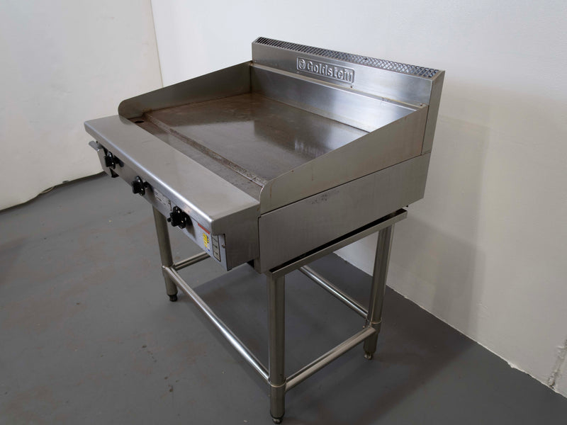 Goldstein GPGDB-36 3 Burner Griddle with Stand - 724179