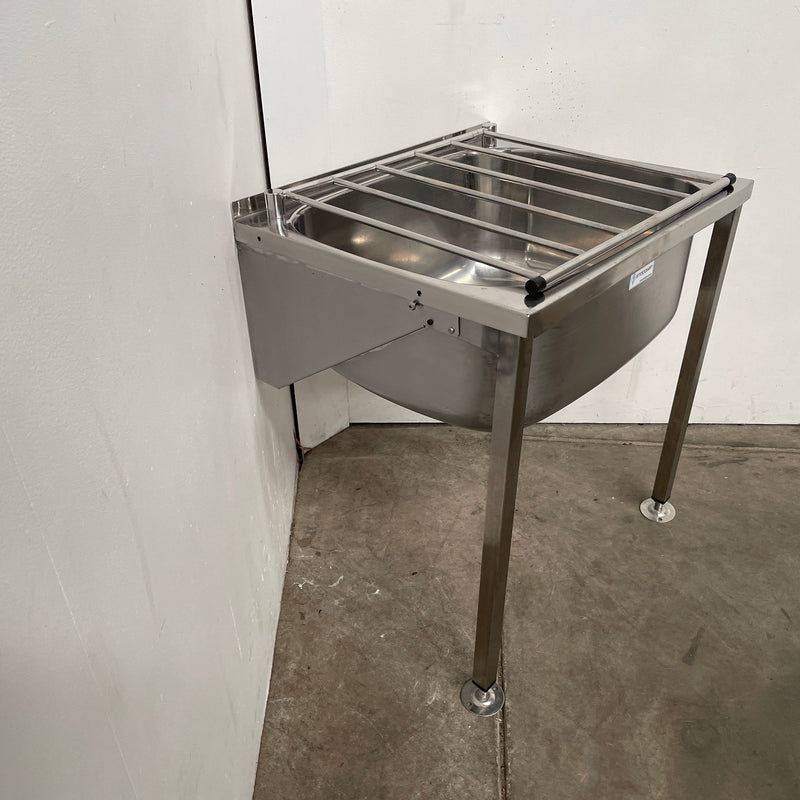 Stainless Steel Cleaners Sink with Splashback - 736967