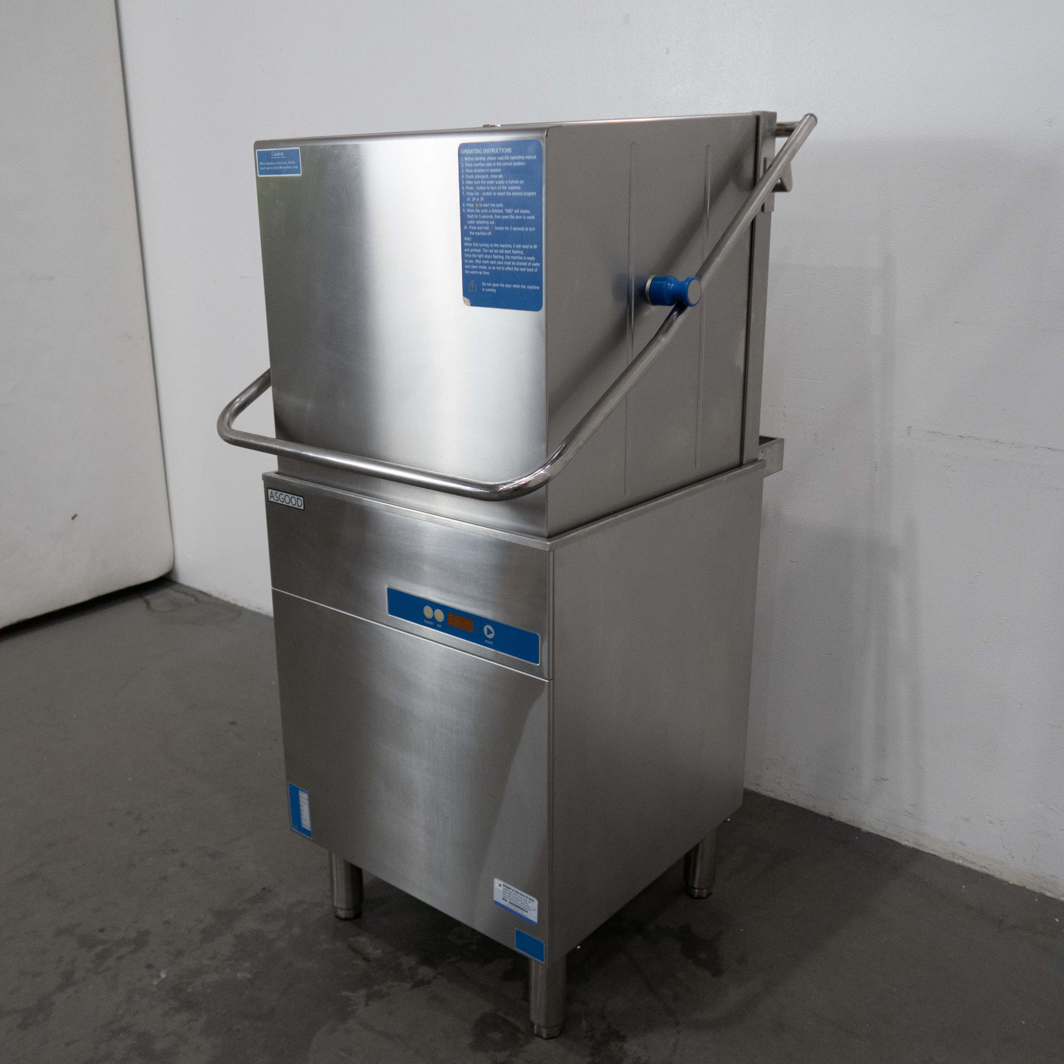 Asgood PTD601D Pass Through Dishwasher - 753976