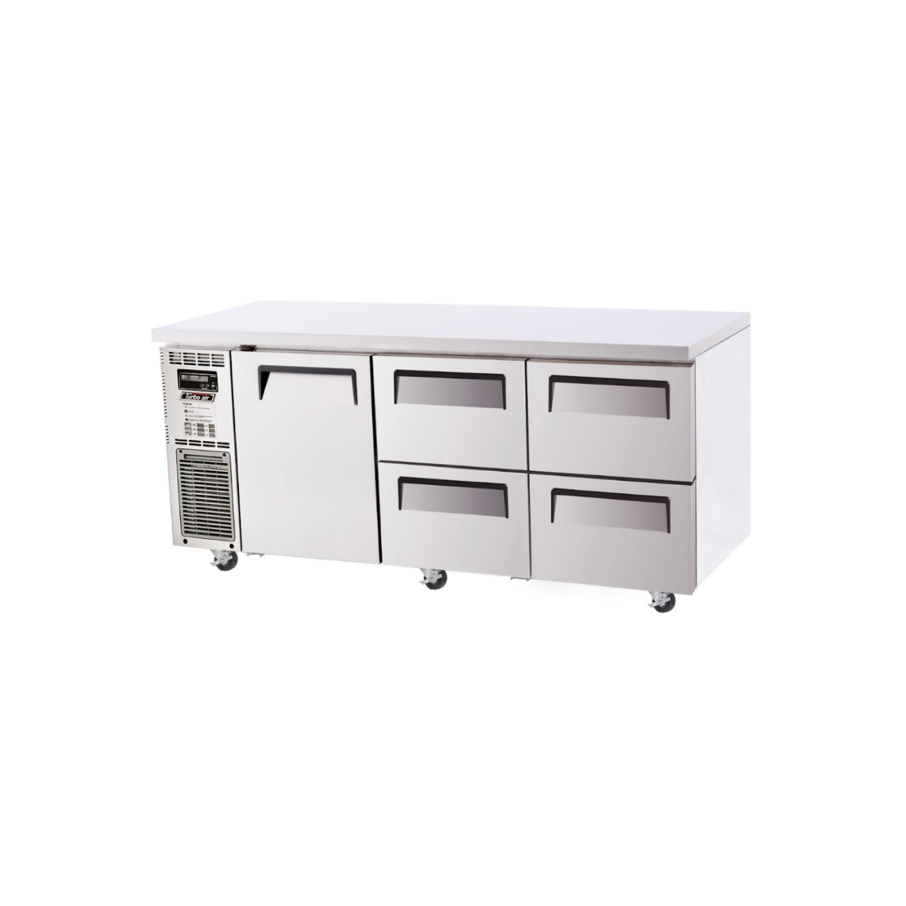 Turbo Air Undercounter 1 Door 4 Drawer Fridge