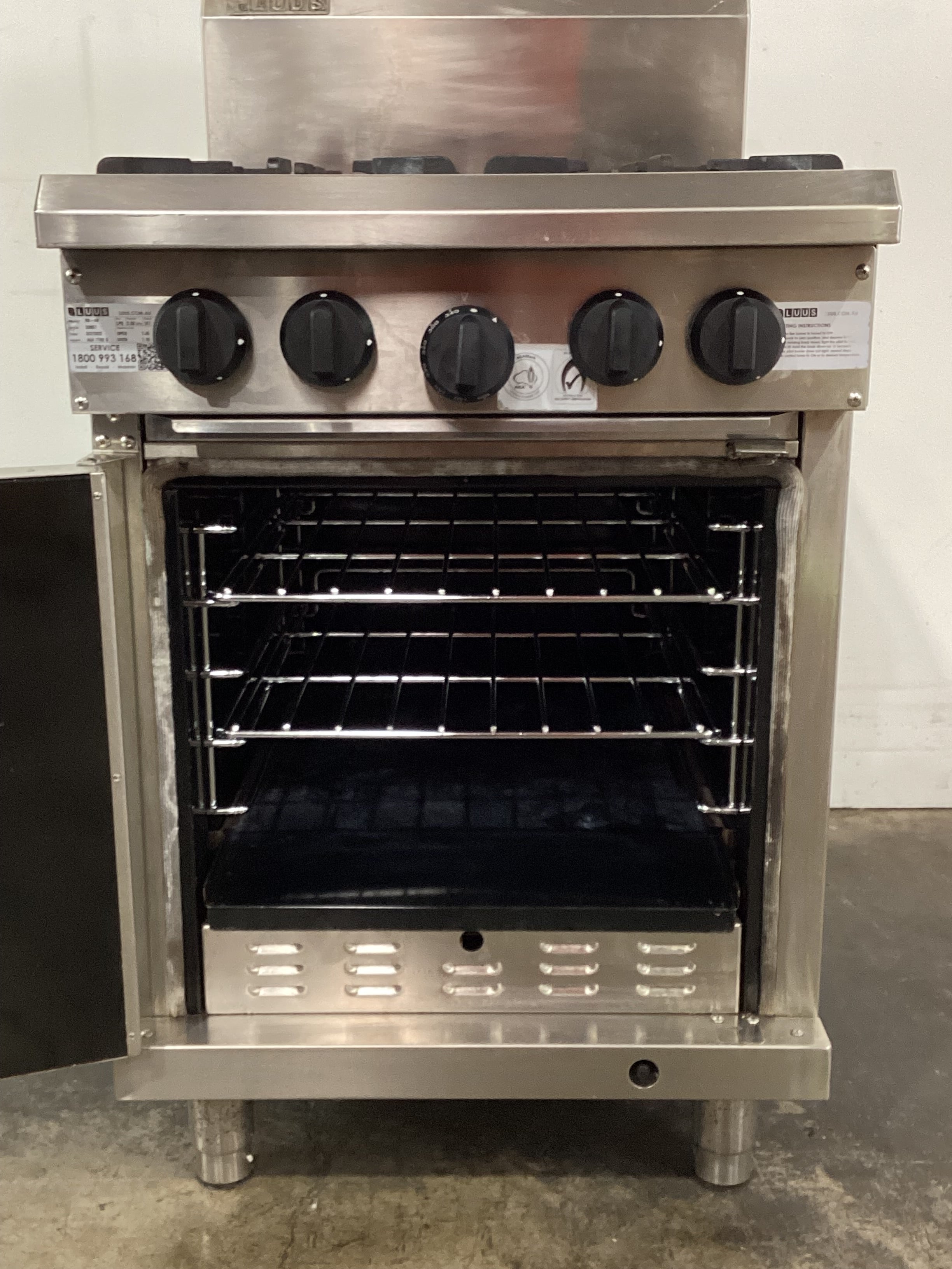 Luus RS-4B 4 Burner Range Oven - 780352