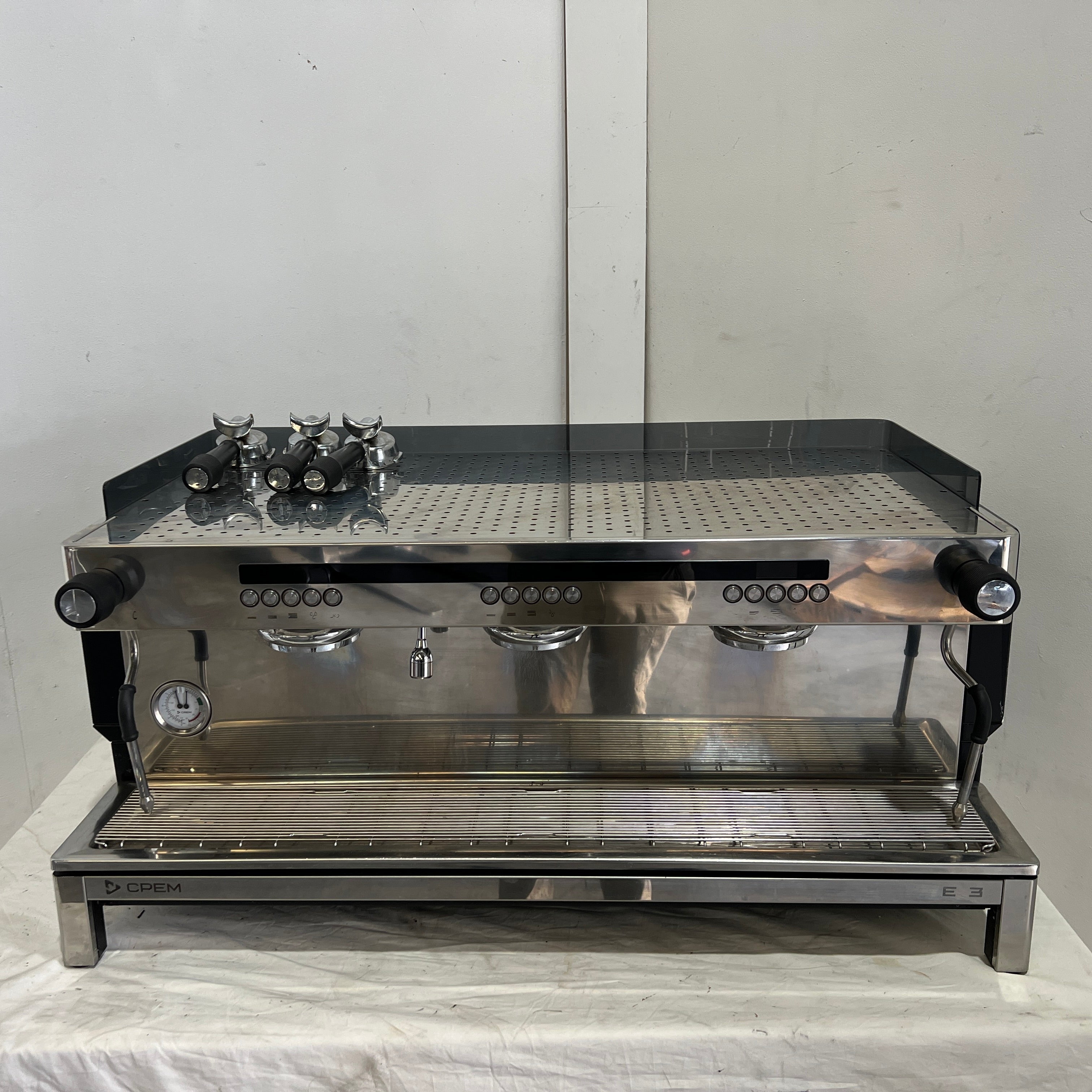 Crem ECEF-FA1B-22AR 3 Group Coffee Machine - 787828