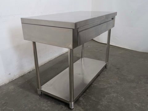 Stainless Steel Bench with 2 Drawers - 789083