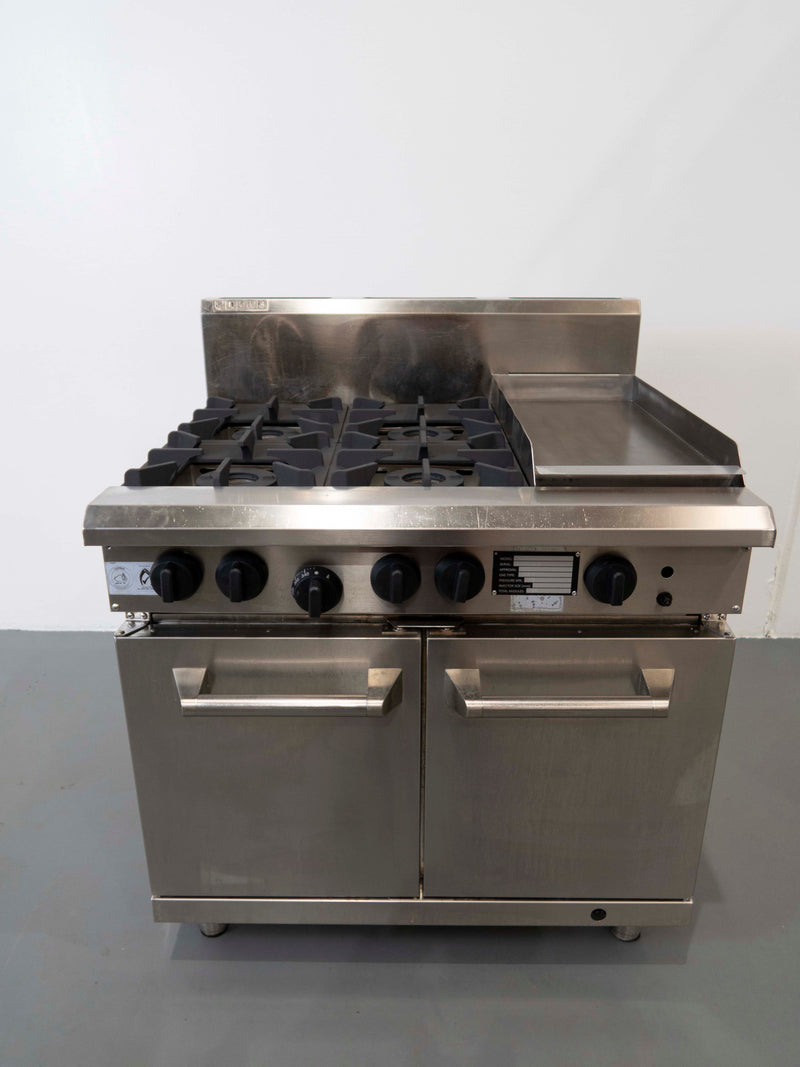 Luus CS-4B3P 4 Burner Range Oven - 791995