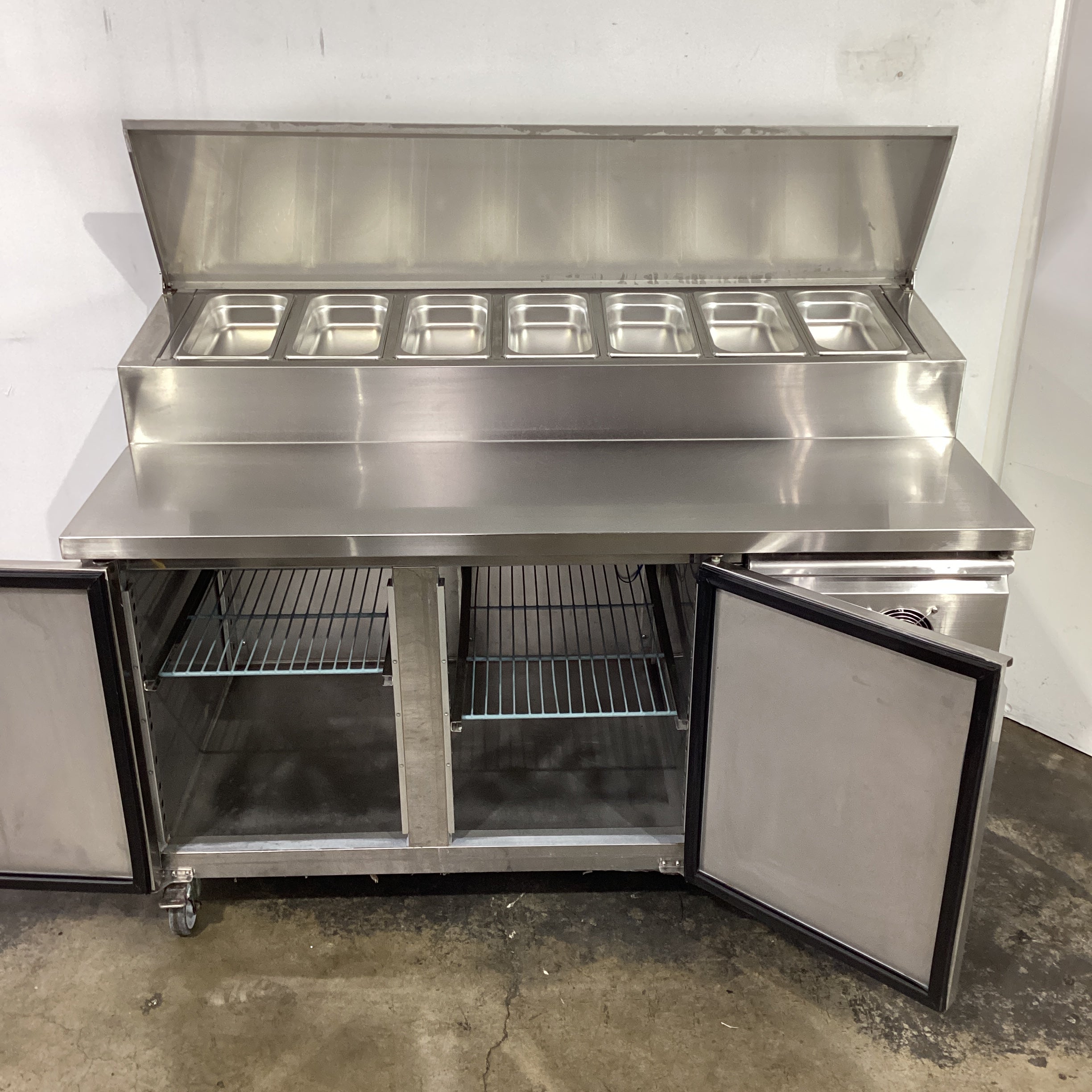 FED-X XSS8C15S2V Sandwich Prep Bench Fridge - 795392