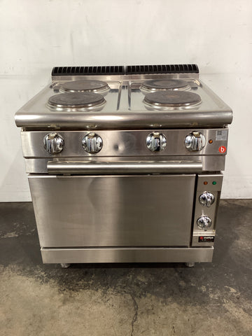 Baron Q70PCF/E800 Four Burner Cooktop with Electric Oven - 797395