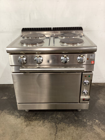 Baron Q70PCF/E800 Four Burner Cooktop with Electric Oven - 797395