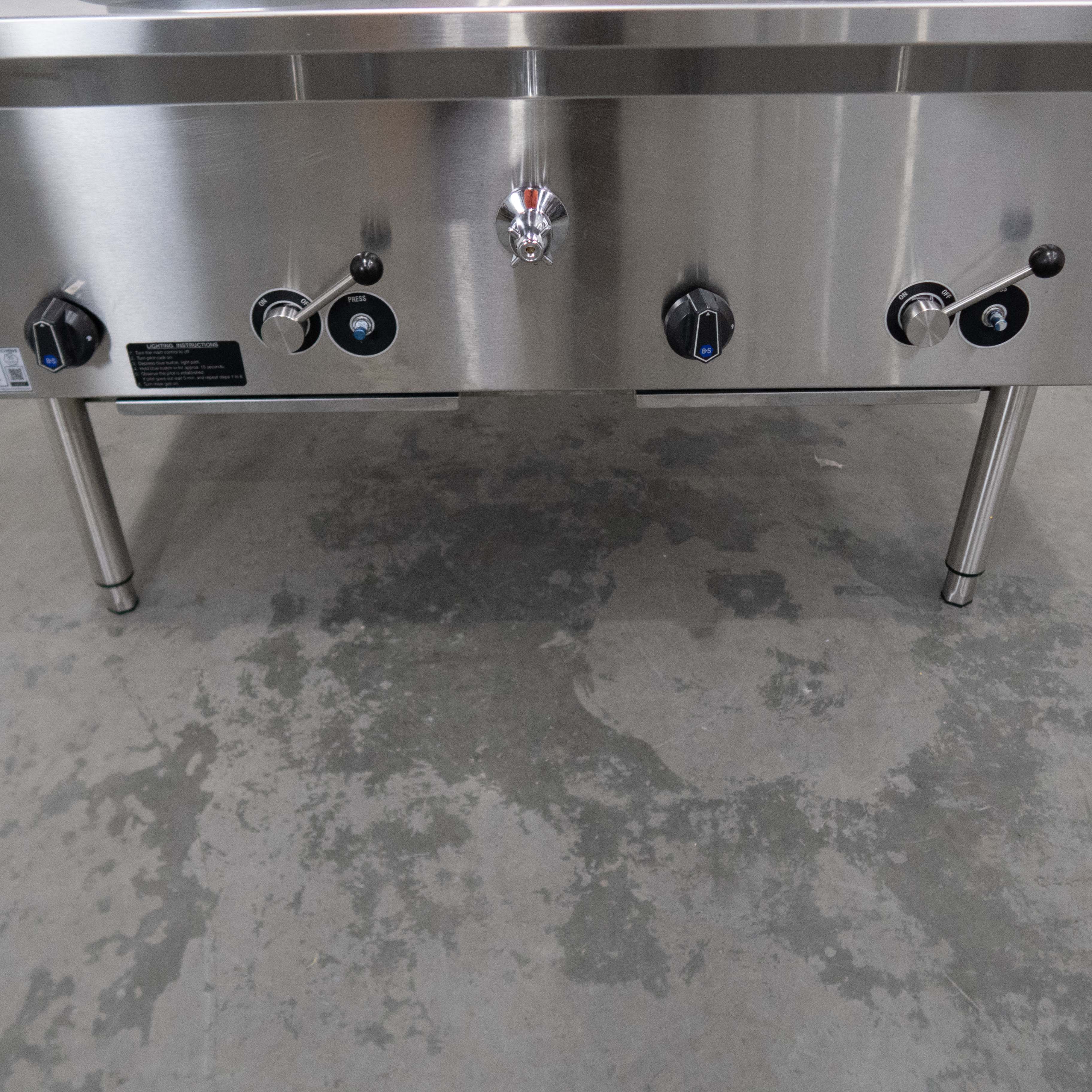 B&S UFWWK-2 2 Hole Wok Table - 798414