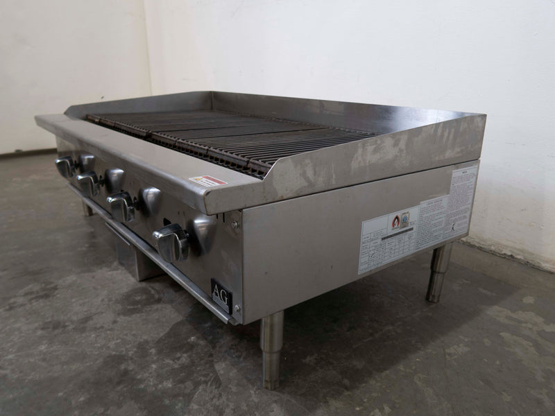 AG Equipment AGCH-122-LPG Char Rock Broiler - 798465