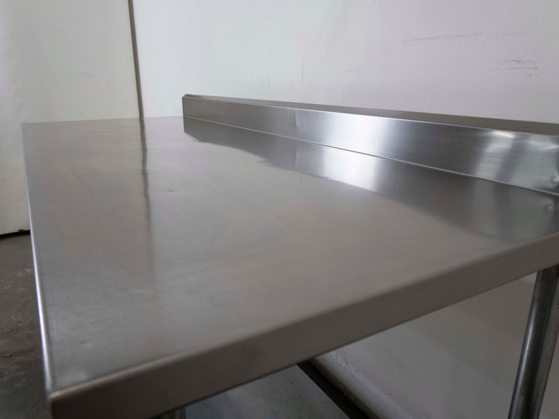 Stainless Steel Bench with Splashback - 799447