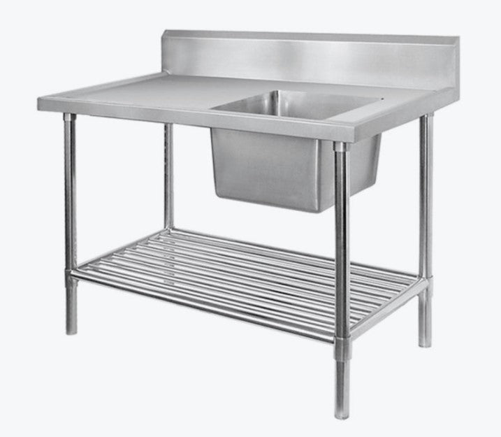 FED SSB7-1200R/A Stainless Steel Bench with Sink - 799951