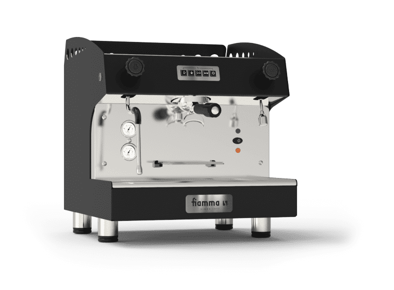 Fiamma Caravel - 1 Group Commercial Espresso Machine - Black