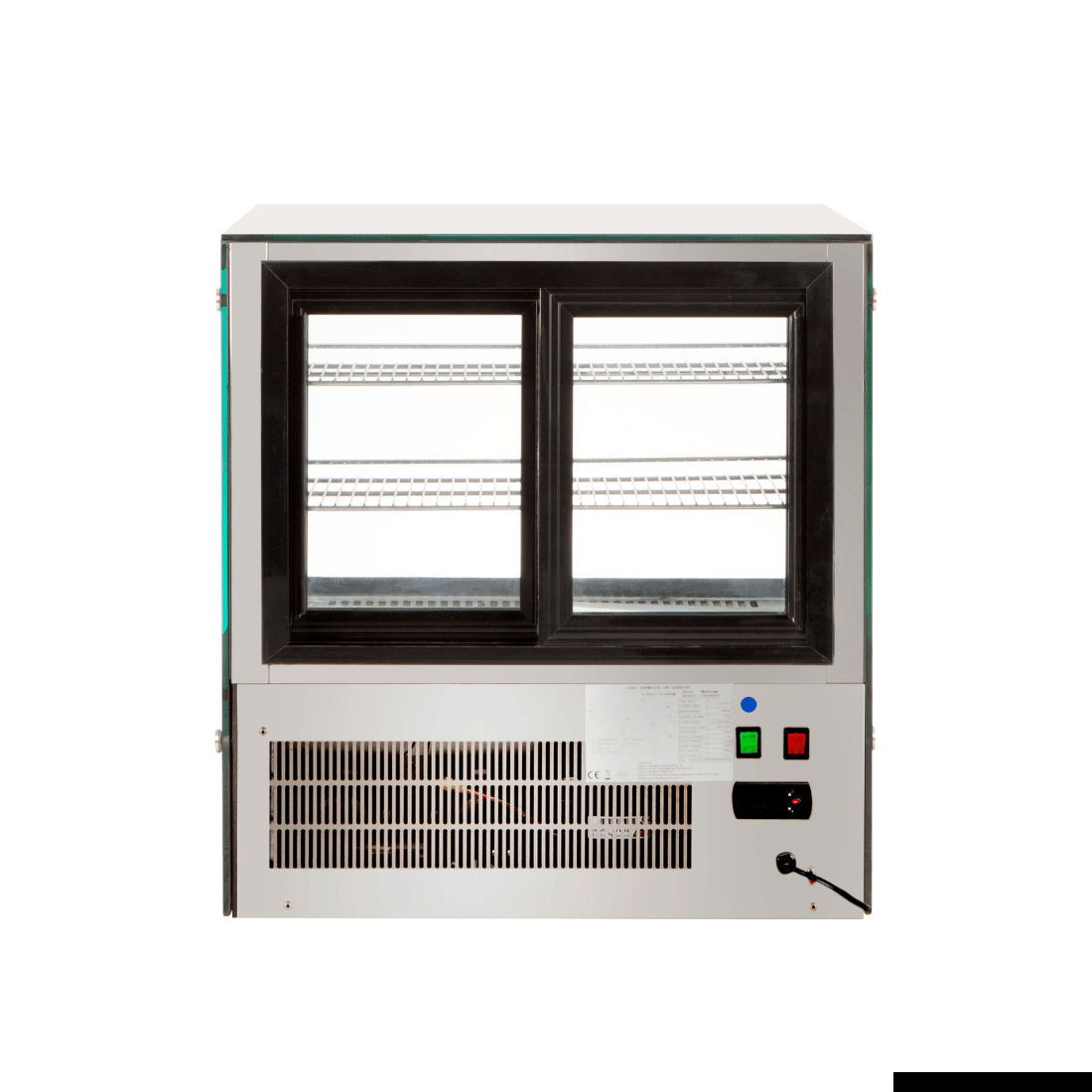Bonvue Counter Top Square Glass Cold Food Display