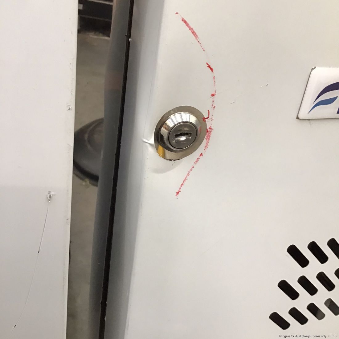 CLEARANCE - FED-X Three Door Salad Prep Fridge with Curve Glass Top - XTHP3100SALGC-NSW2161