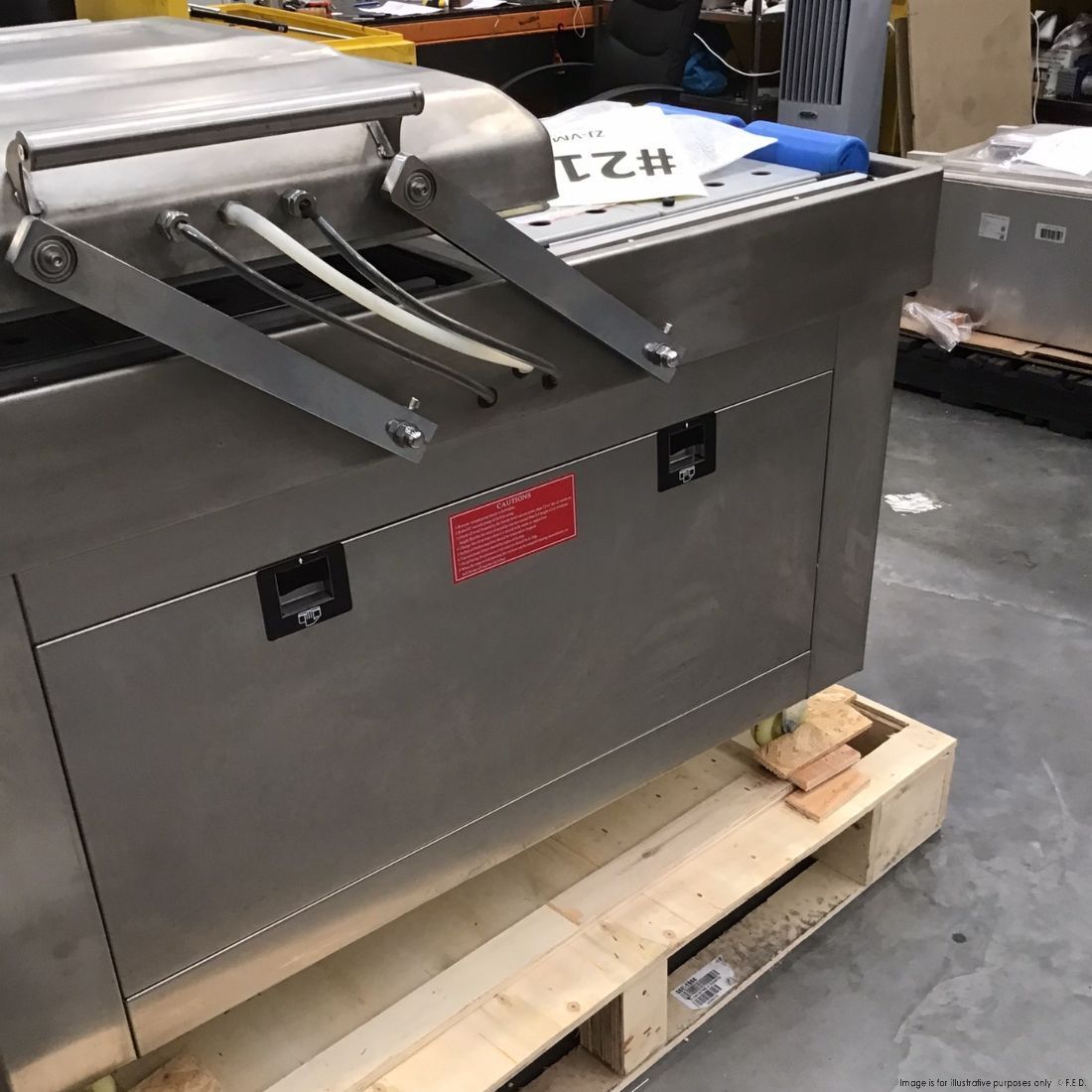 CLEARANCE - Yasaki Commercial Floor Type Double Chamber Vacuum Packing Machine - ZJ-VM500S2C - NSW2154