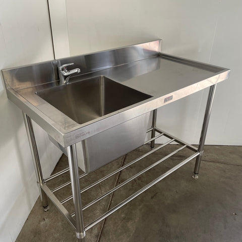 Simply Stainless SS05.6.1500L Sink Bench with Splashback - 802157