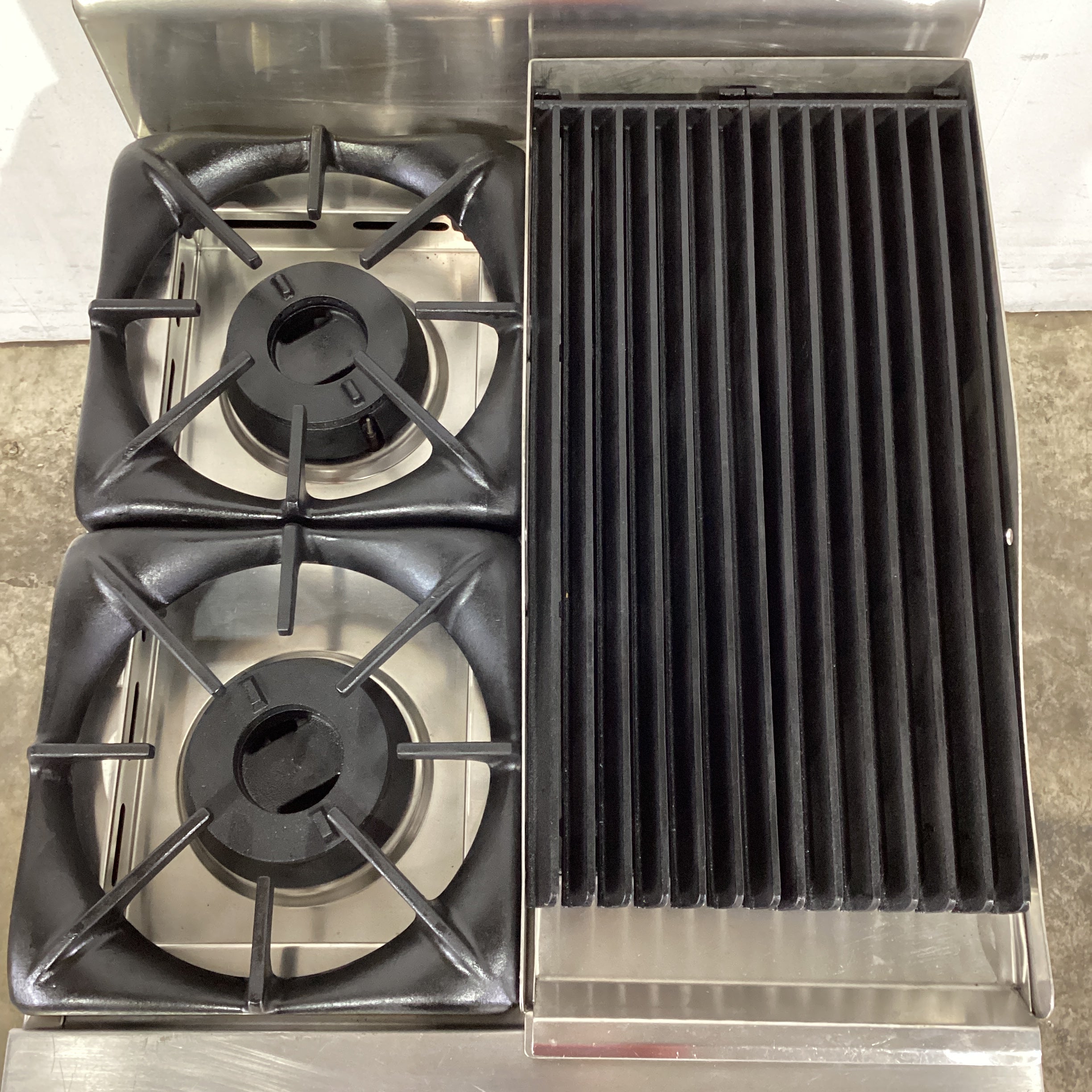 B&S BT-SB2-CBR3 Cooktop/Char Grill Combo - 802308
