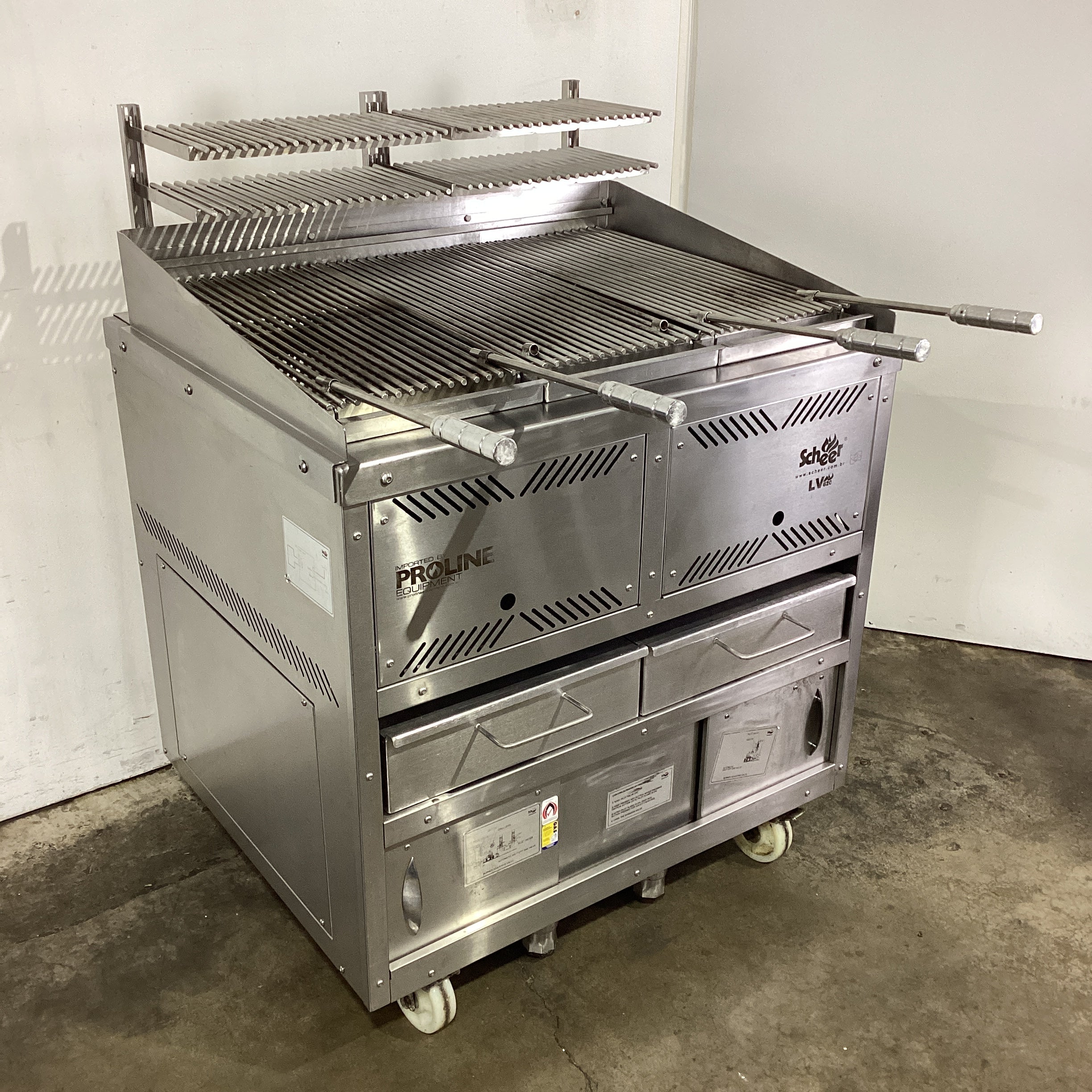Scheer Proline LV620 Lava Rock Char Grill - 809330