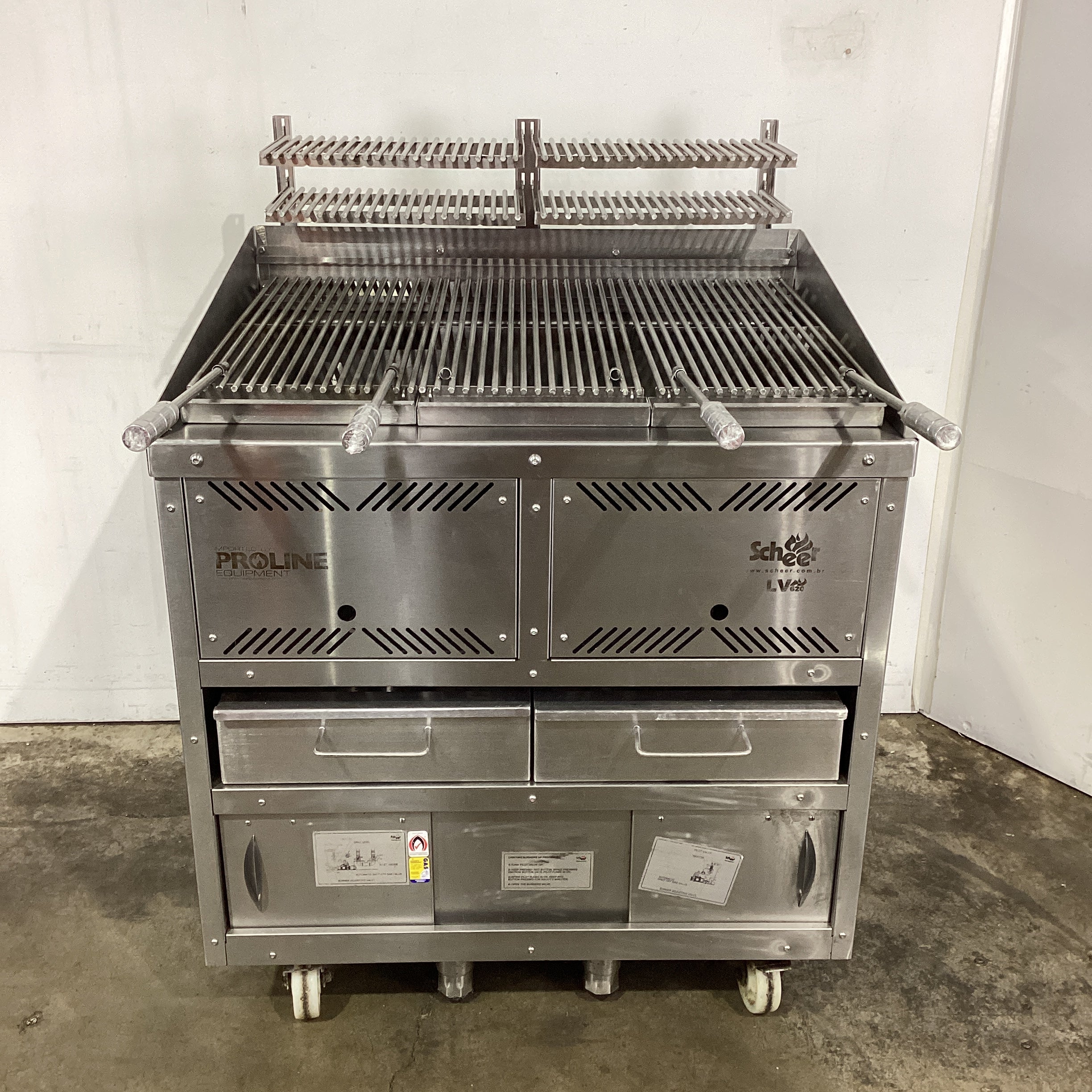 Scheer Proline LV620 Lava Rock Char Grill - 809330