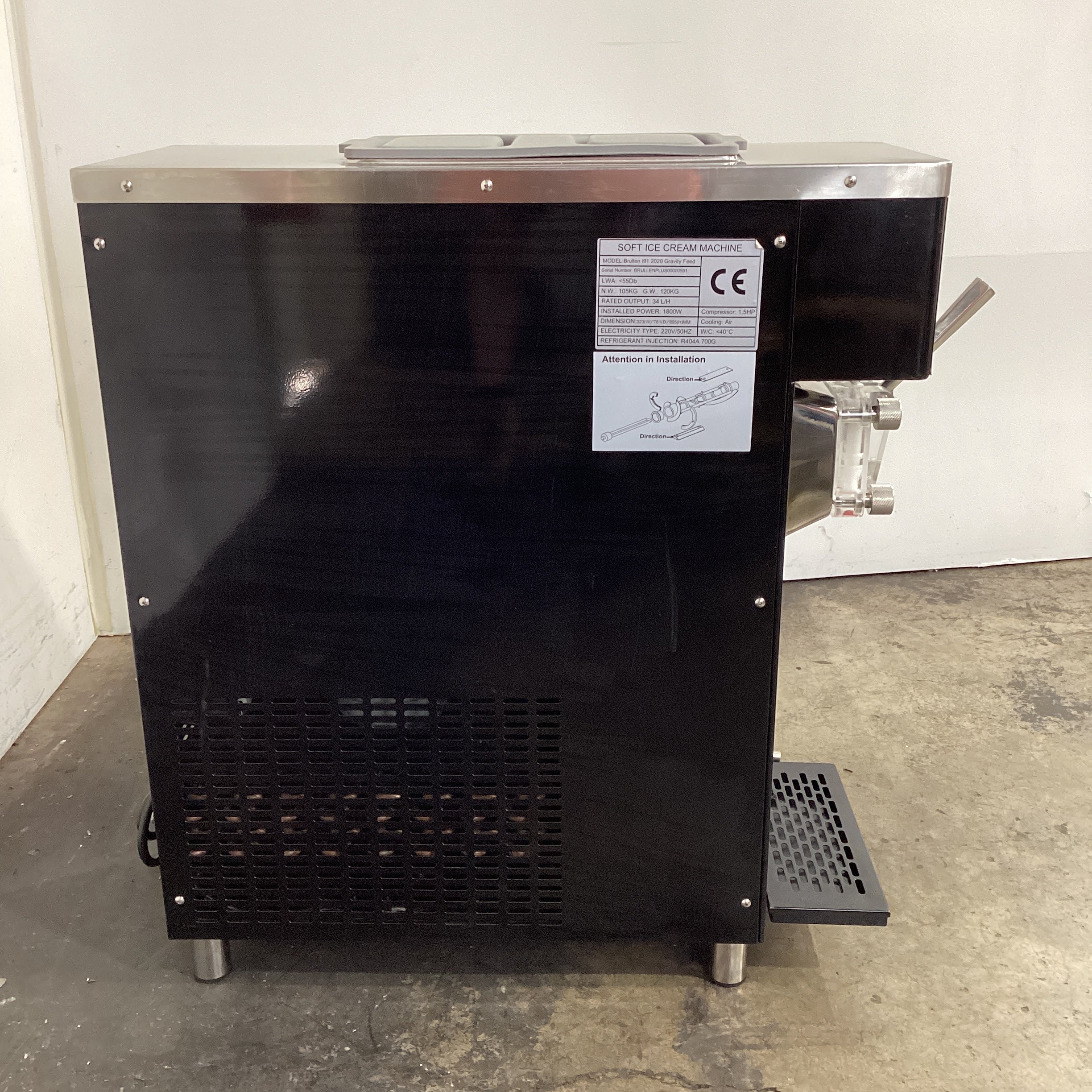 Brullen i91 2020 Gravity Feed Ice Cream Machine - 811628