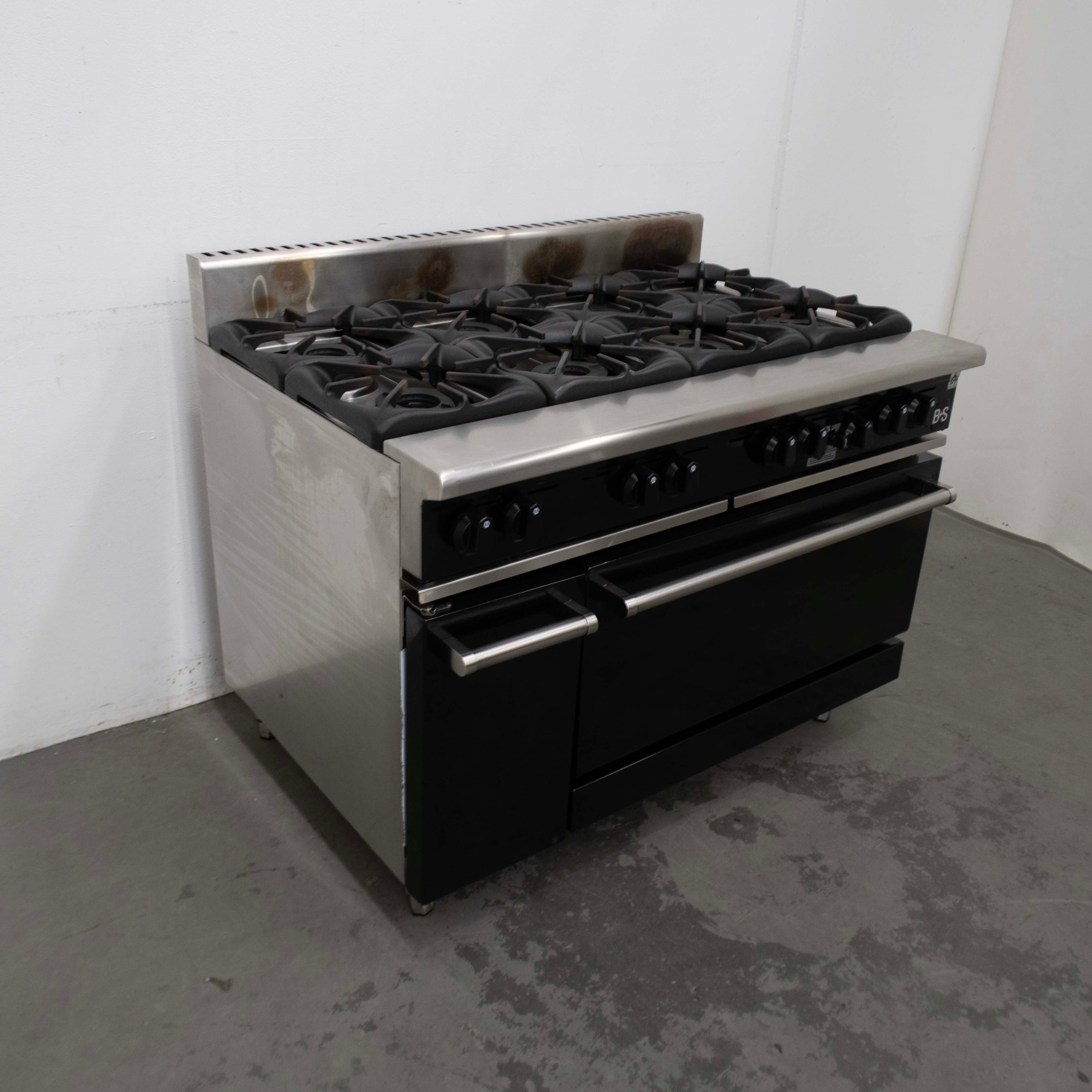 B&S OV-SB8 8 Burner Oven Range - 814127